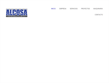 Tablet Screenshot of grupoalcosa.com